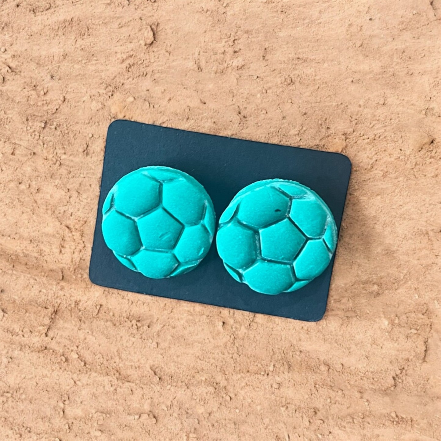 Football earrings!