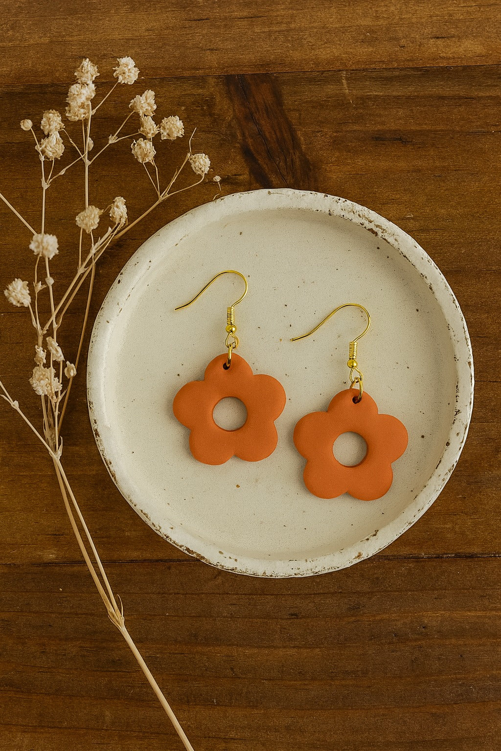 Retro Bloom Clay Earrings 🌼✨