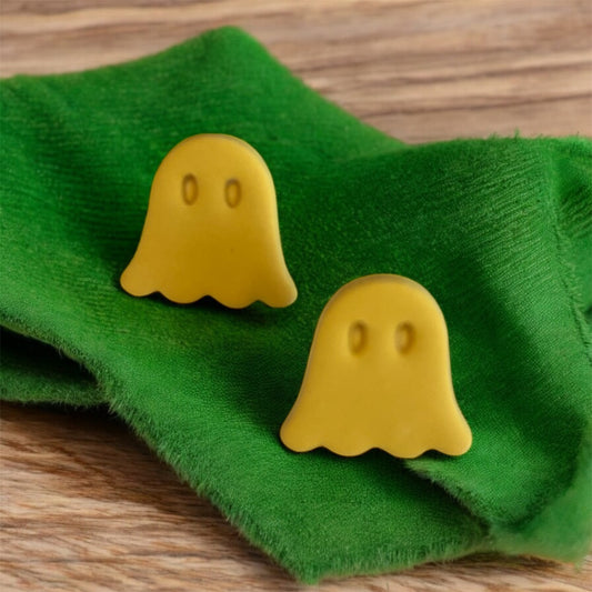 Pac-Man Ghost Stud Earrings 👻✨