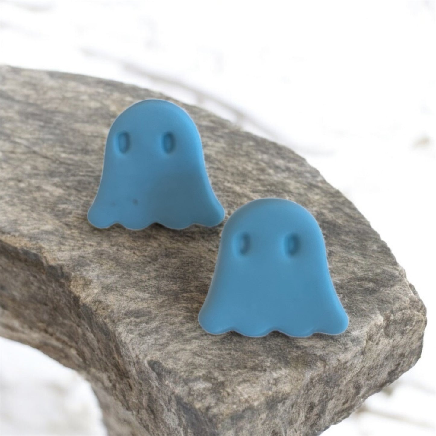 Pac-Man Ghost Stud Earrings 👻✨