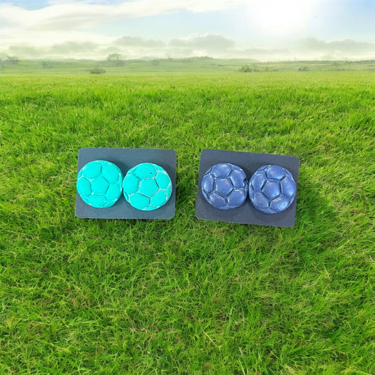 Football earrings!